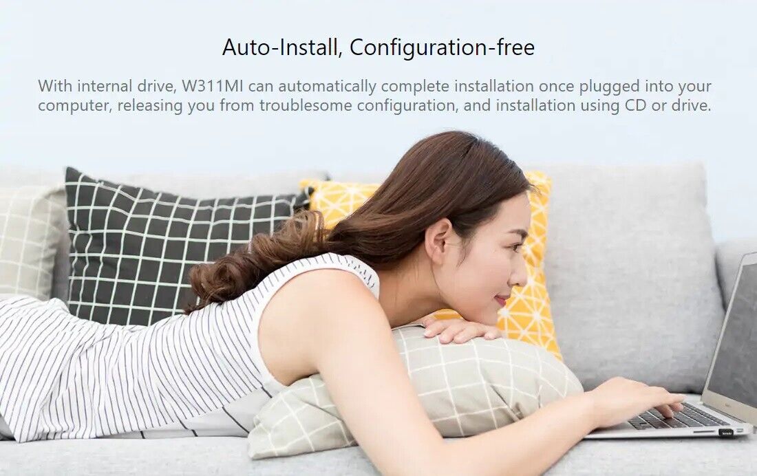 Nano USB Wifi Wireless N 802.11n Wi-Fi Adaptor Dongle W311MI 150Mbps