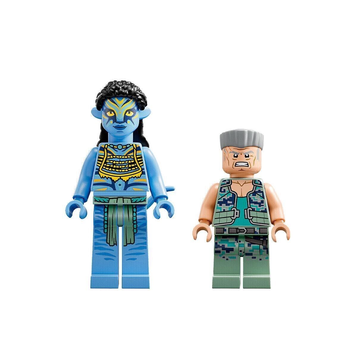 LEGO Avatar Neytiri and Thanator vs. AMP Suit Quaritch 75571 Kids Toys Building