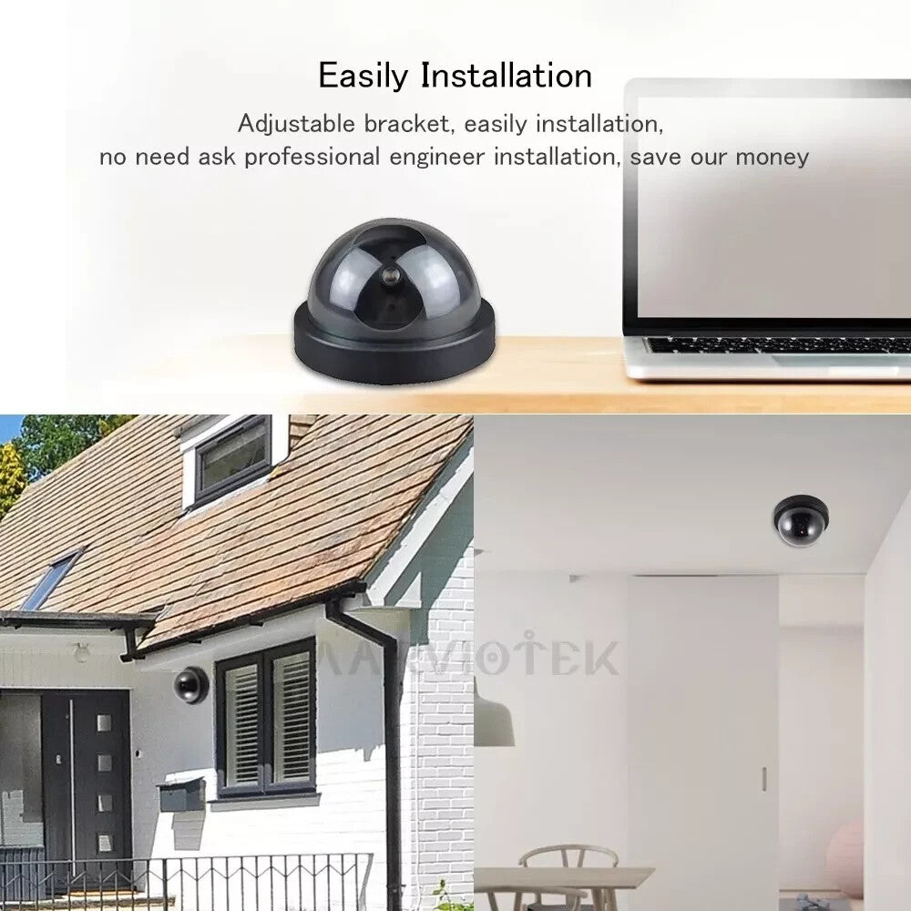 Motion Detection Senor Dummy Fake Surveillance CCTV Security Dome Camera