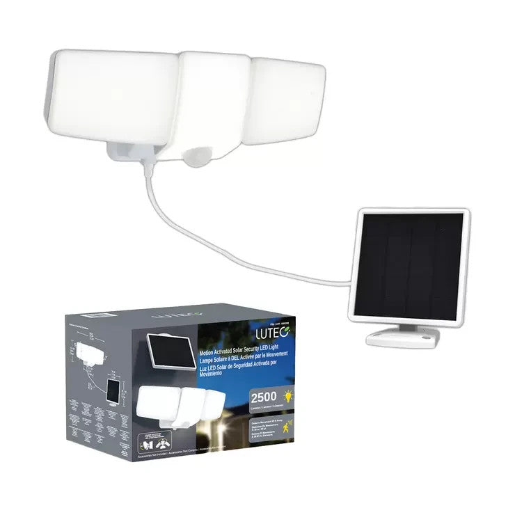 LUTEC Solar Security LED Light Motion Activated