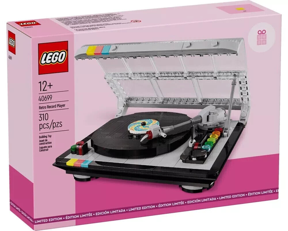 Brand New Authentic Lego 40699 Retro record player