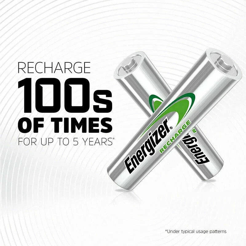 Energizer AA or AAA Rechargeable Batteries ACCU Recharge Extreme Pack of 4 