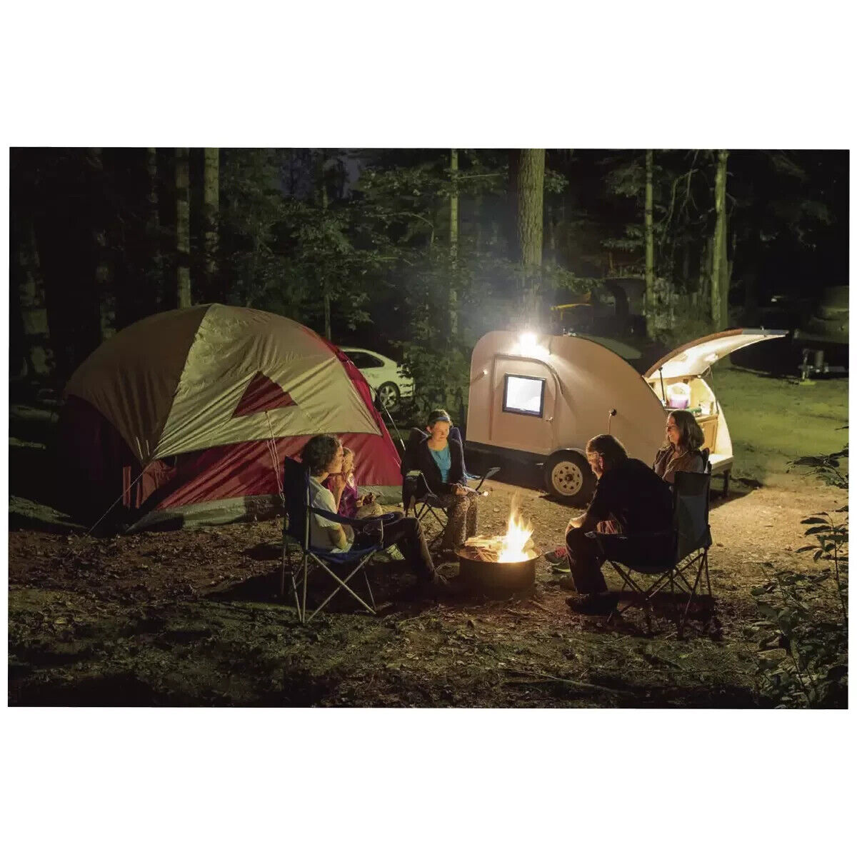 Luceco 1000 Lumens 10W LED Rechargeable Inspection Work Light  6500K Magnetic