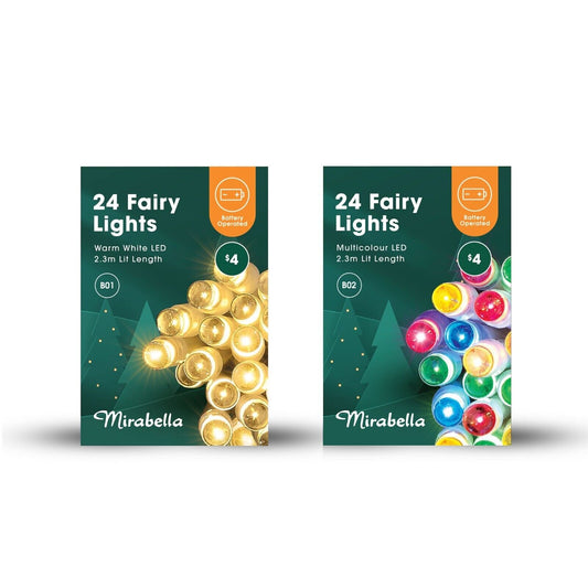 Mirabella 2.3M String LED Fairy Lights Lit Party Wedding Christmas Decoration