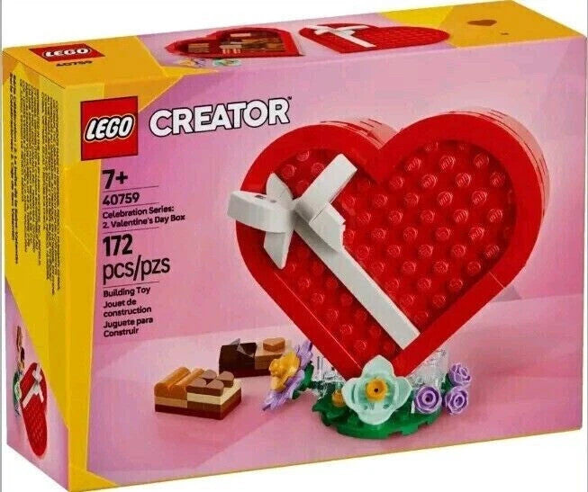 LEGO 40759 Valentine’s Day Box GWP Creator Celebration Set Gift NEW SEALED