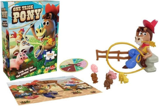 Goliath One Trick Pony Game with 24-Piece Puzzle – Avoid The Cowboy's loopin'