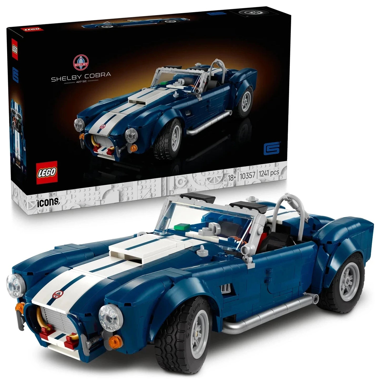 LEGO 10357 ICONS Shelby Cobra 427 S/C Brand New Sealed