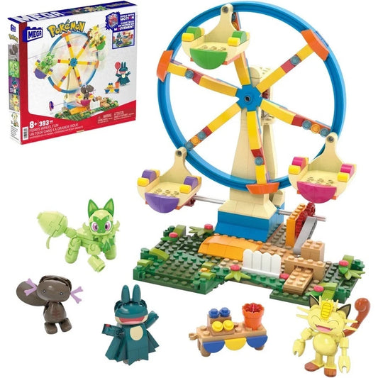 MEGA Pokemon Adventure World Exciting Ferris Wheel 393 Piece - NEW