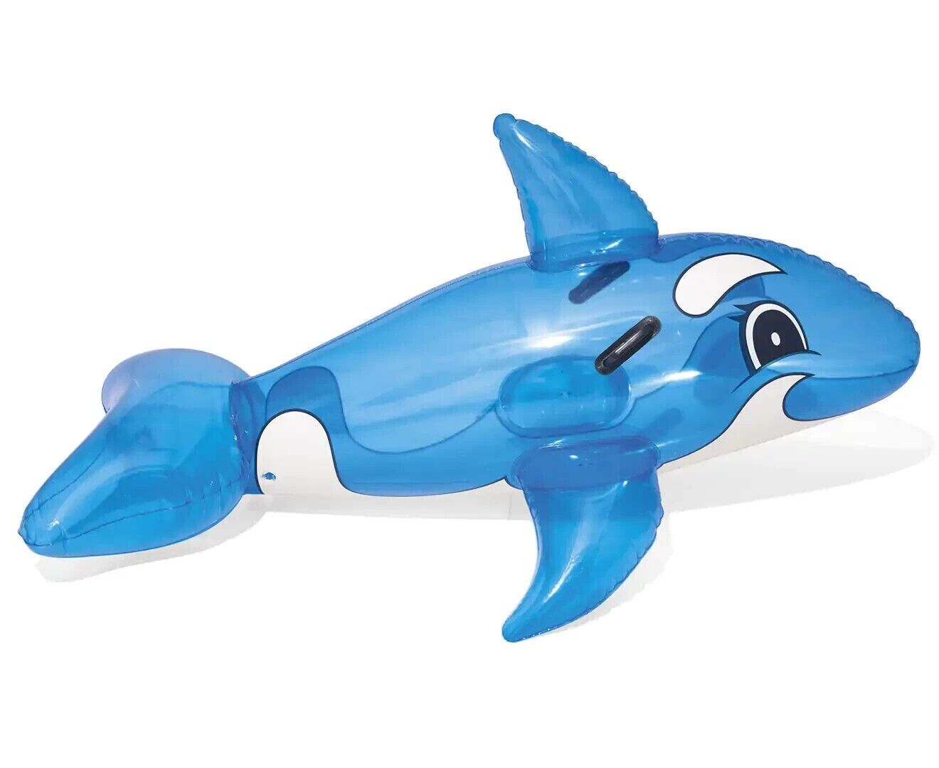 Inflatable Whale Pool Toy Ride On Float Water Play Ride On Swimming Pool Rider