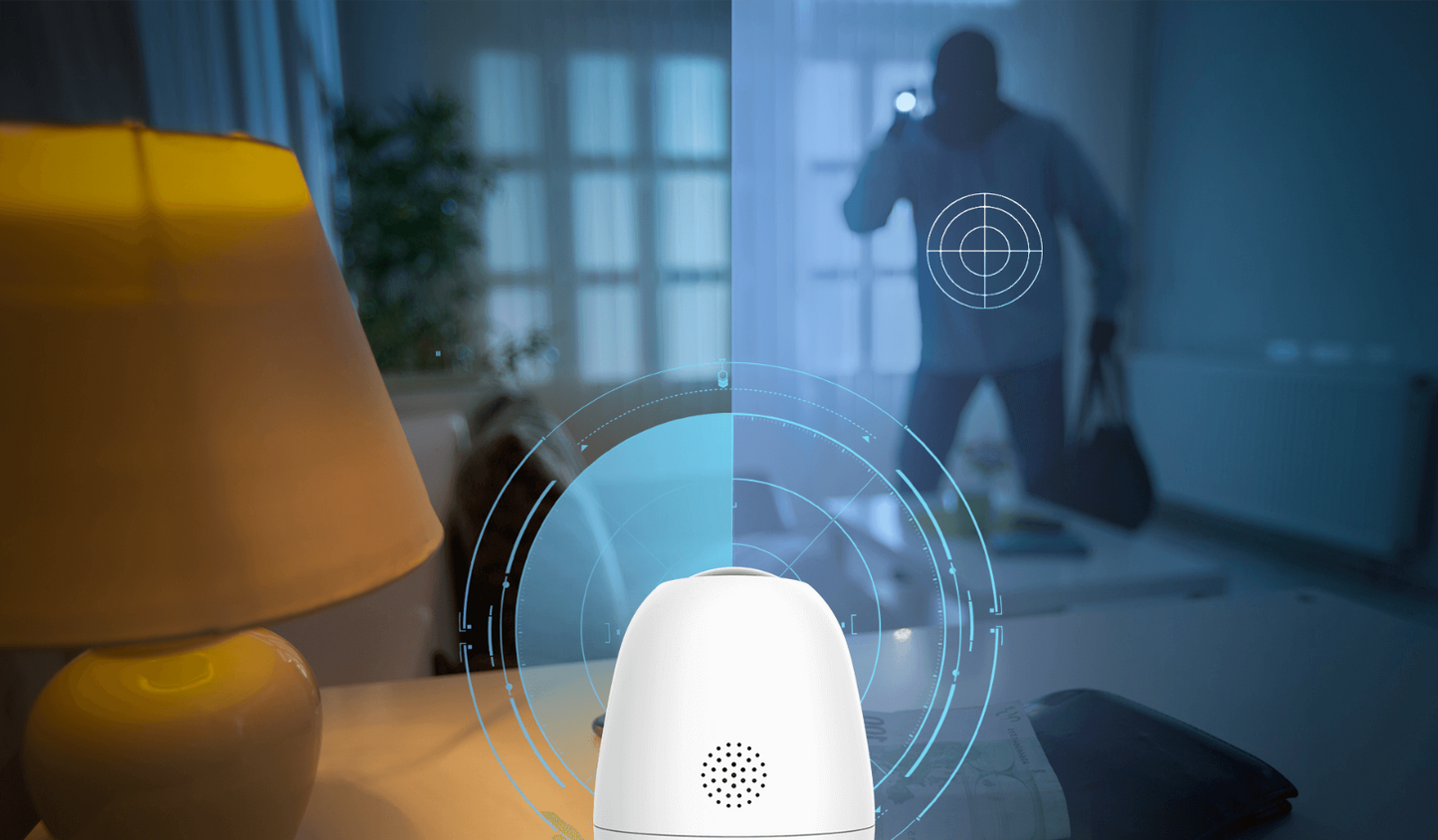 Tenda CP3 Full HD Security WI-FI Camera Night Vision Pan Tilt Baby Pet