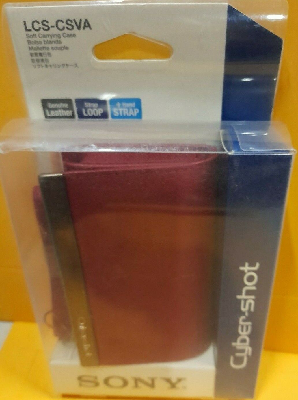 Genuine Sony LCS-CSVA / LCS-CSVB Red Pink Blue Cybershot Soft Carrying Case