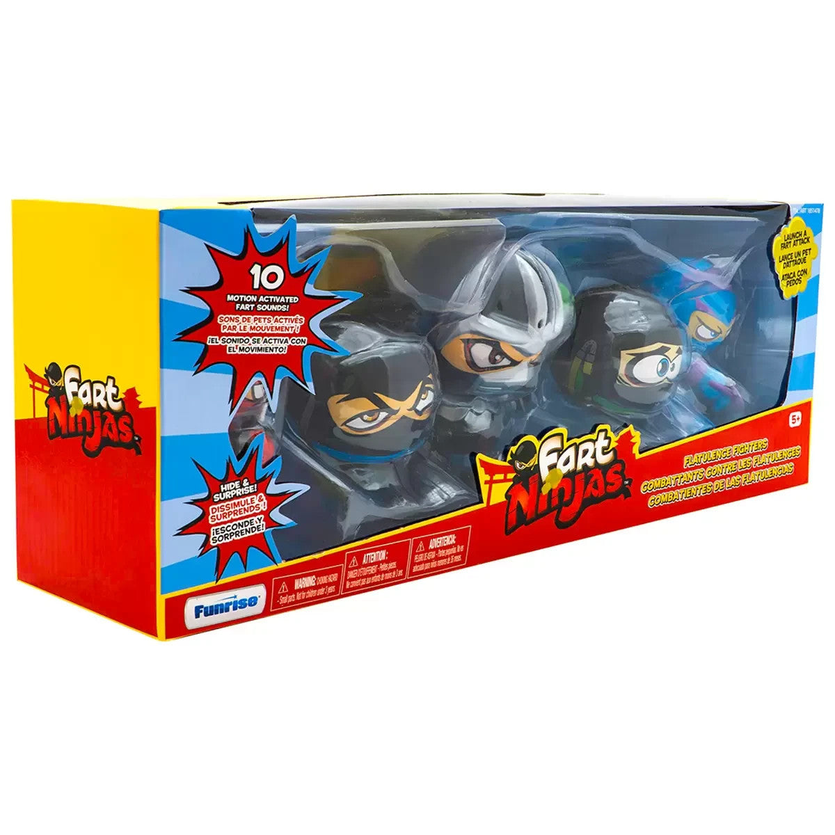 Funrise Fart Ninjas 5 Pack – Flatulence Fighters