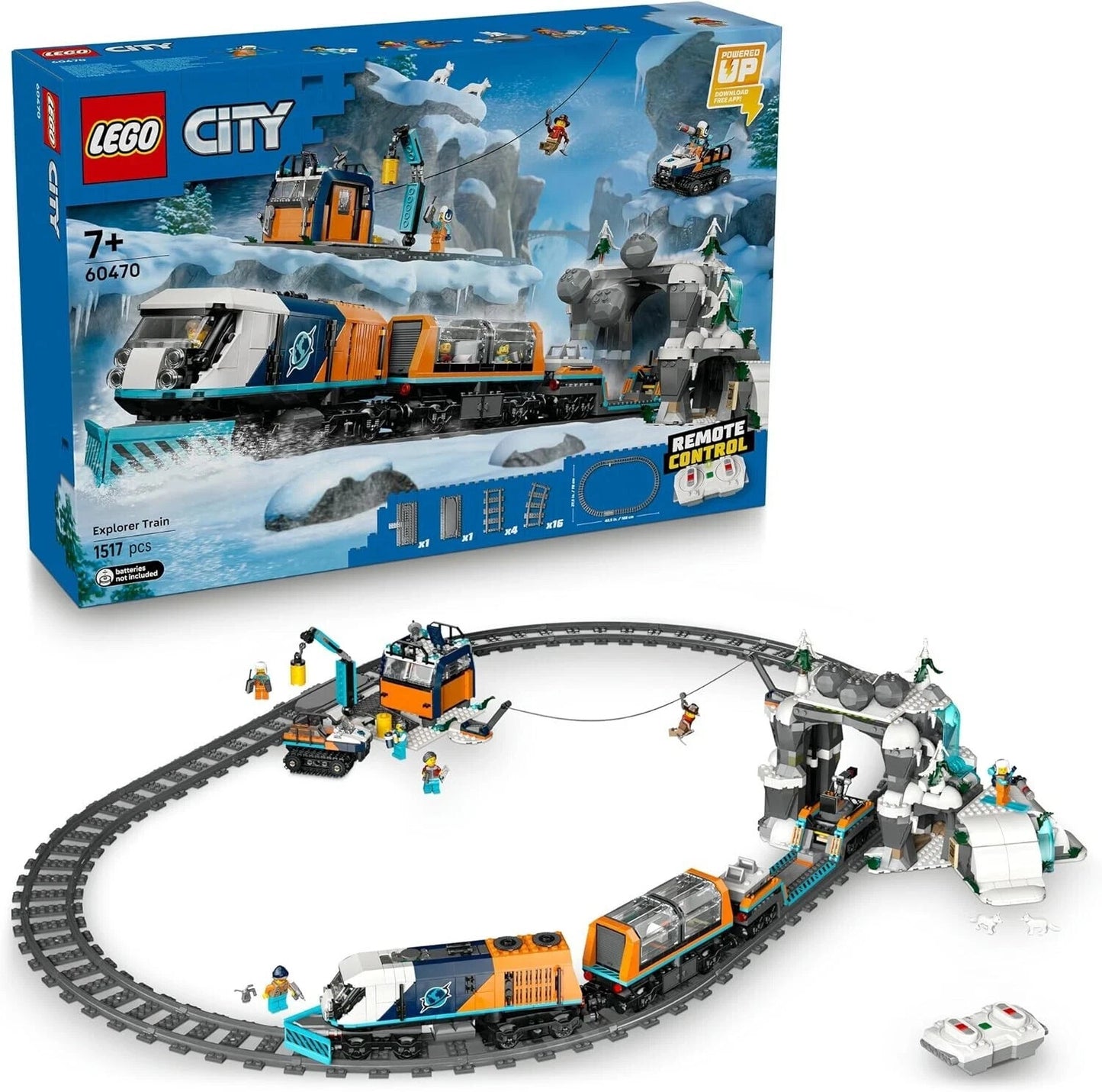 Lego 60470 City Explorers' Arctic Polar Express Train Brand New in Sealed