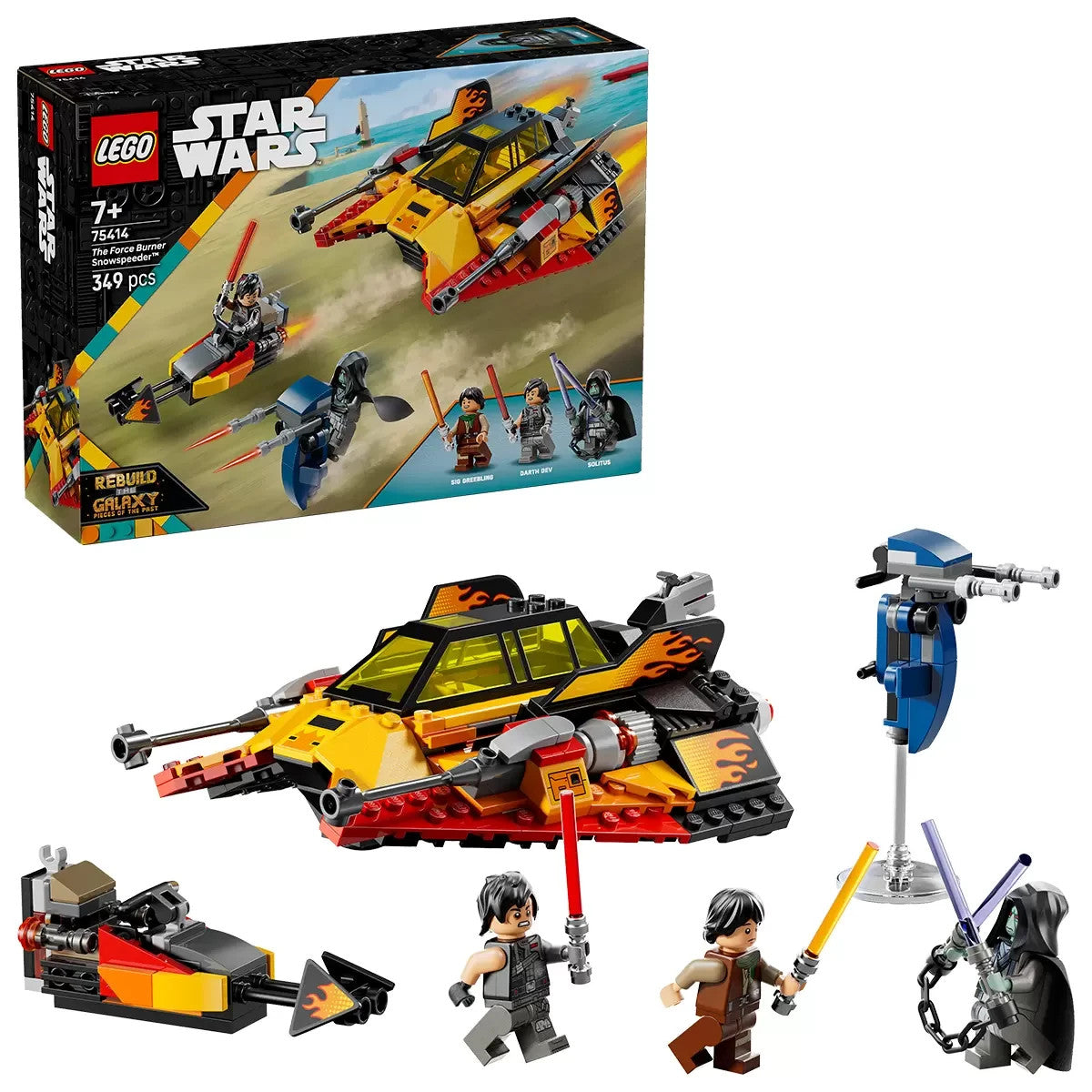 LEGO Star Wars 75414: The Force Burner Snowspeeder NEW