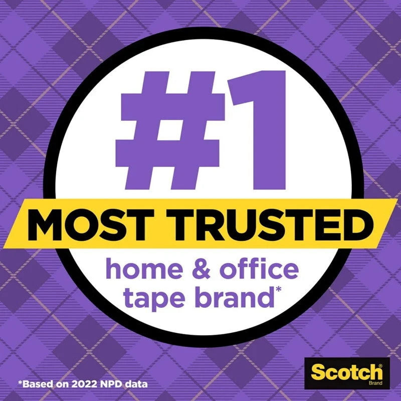 Scotch XL Tape Rolls Set Magic Tape & Gift Wrap Adhesive Tape 28m ea w/Dispenser