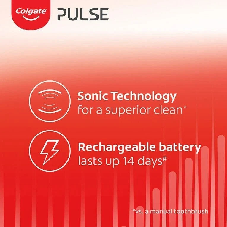 Colgate Pulse Essential Deep Clean USB Electric Toothbrush Black