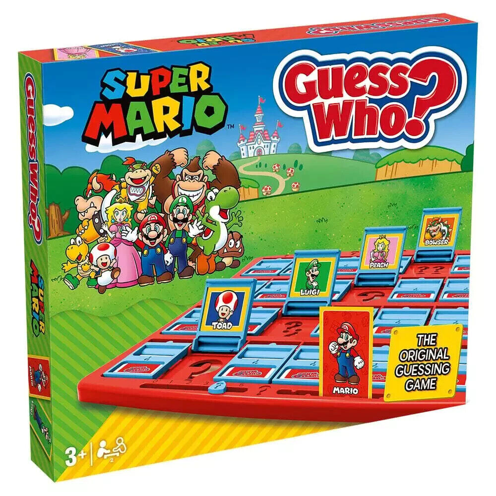 Super Mario Guess Who Board Game NEW