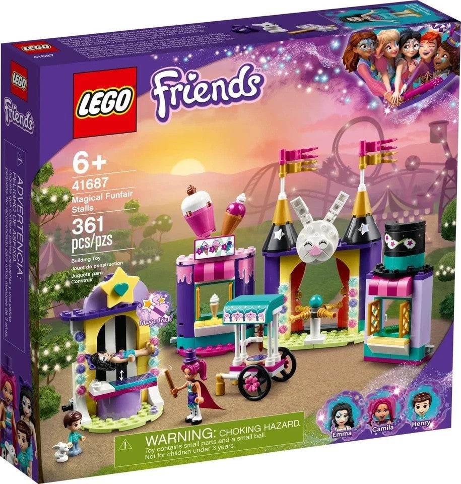 LEGO 41687 Friends Magical Funfair Stalls Brand New & Sealed Retired