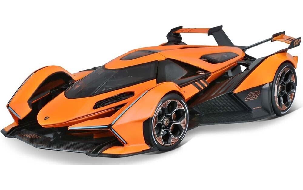 Maisto Lamborghini V-12 Vision Gran Turismo Scale 1:18 Diecast Model Car Orange