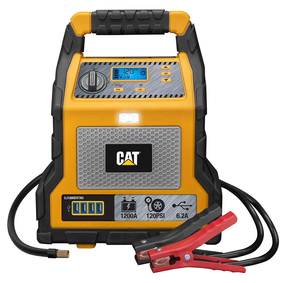 CAT Jump Starter & Air Compressor Professional Grade Power Station 1200 Peak Amp