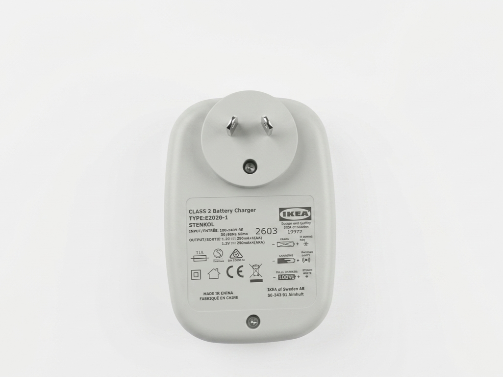 IKEA Stenkol AA /AA Rechargeable Battery Charger