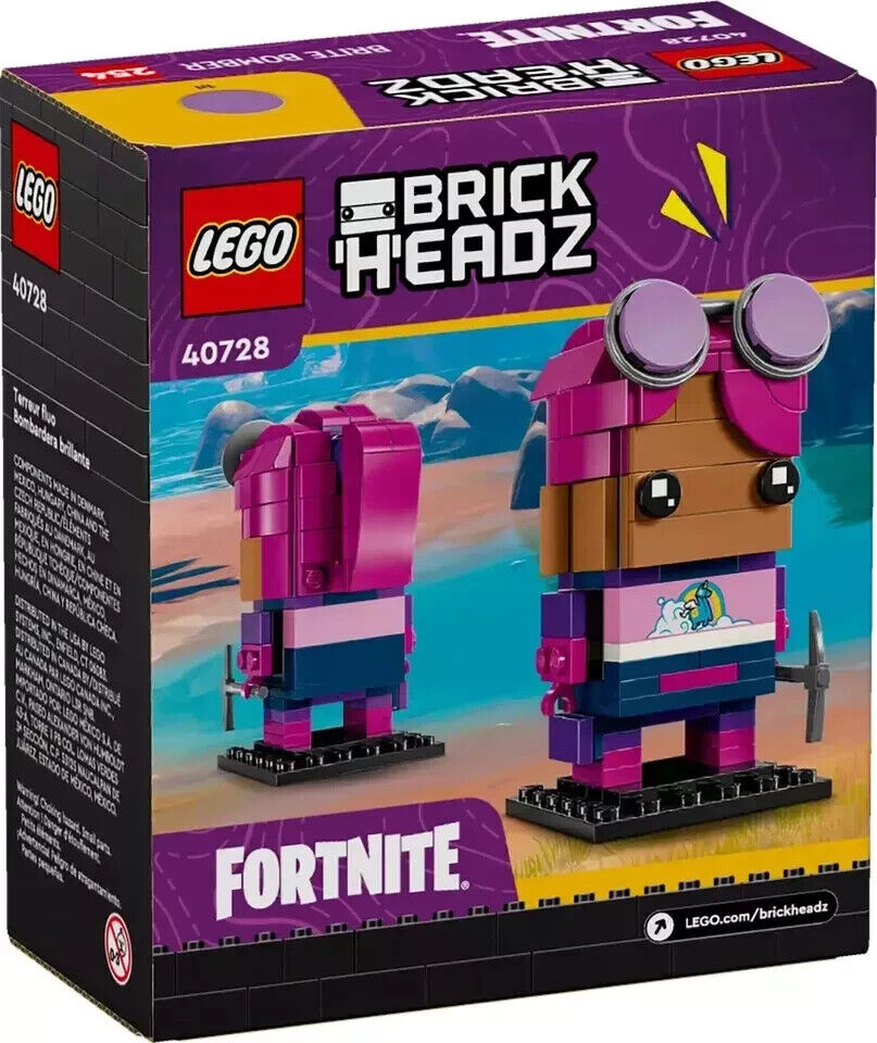 Lego BrickHeadz 40728 Fortnite Brite Bomber - Brand New