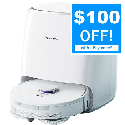 Narwal Freo X Ultra Robot Vacuum Cleaner and Mop with Auto-Empty Dock, White