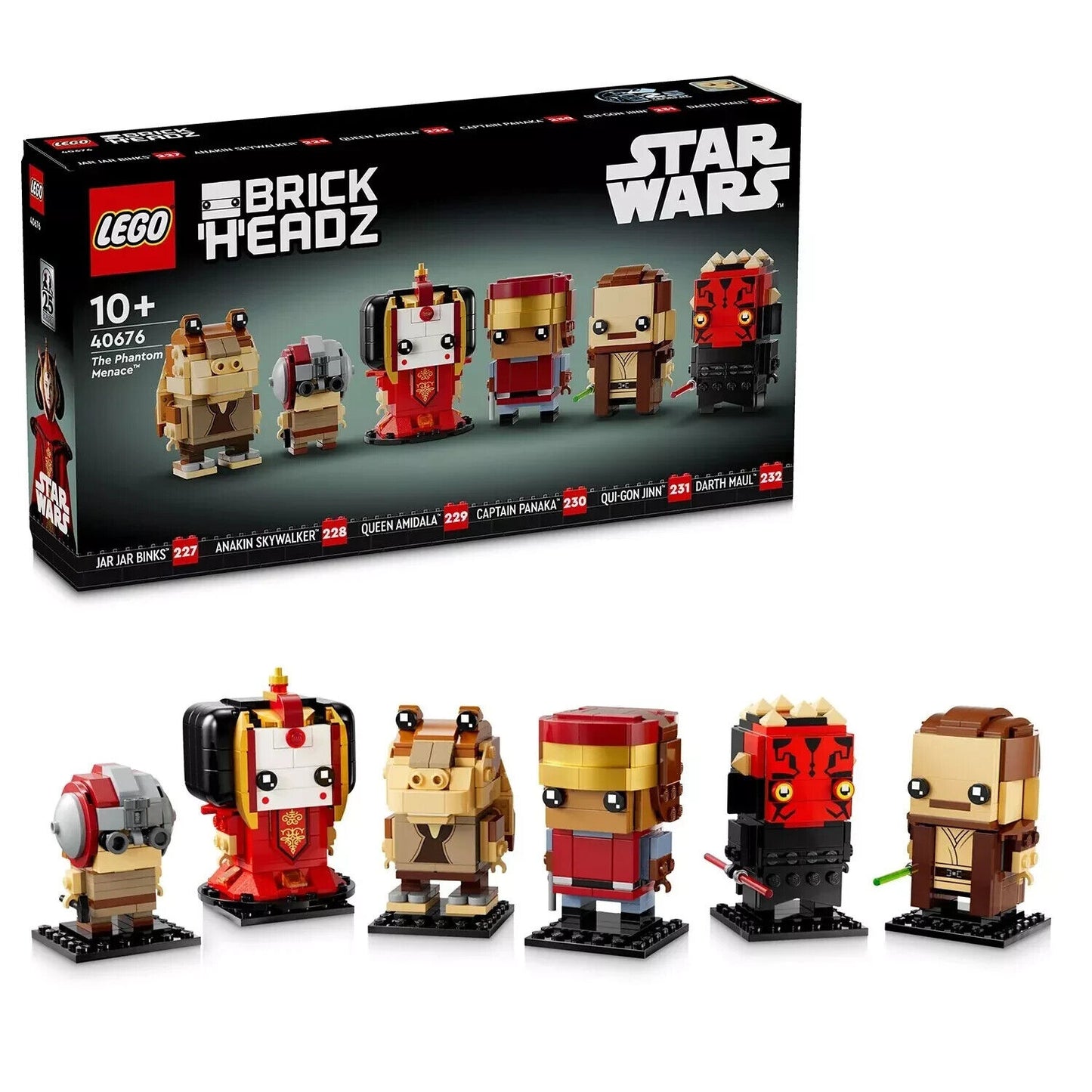 Lego | 40676 | The Phantom Menace Set | Star Wars | BrickHeadz