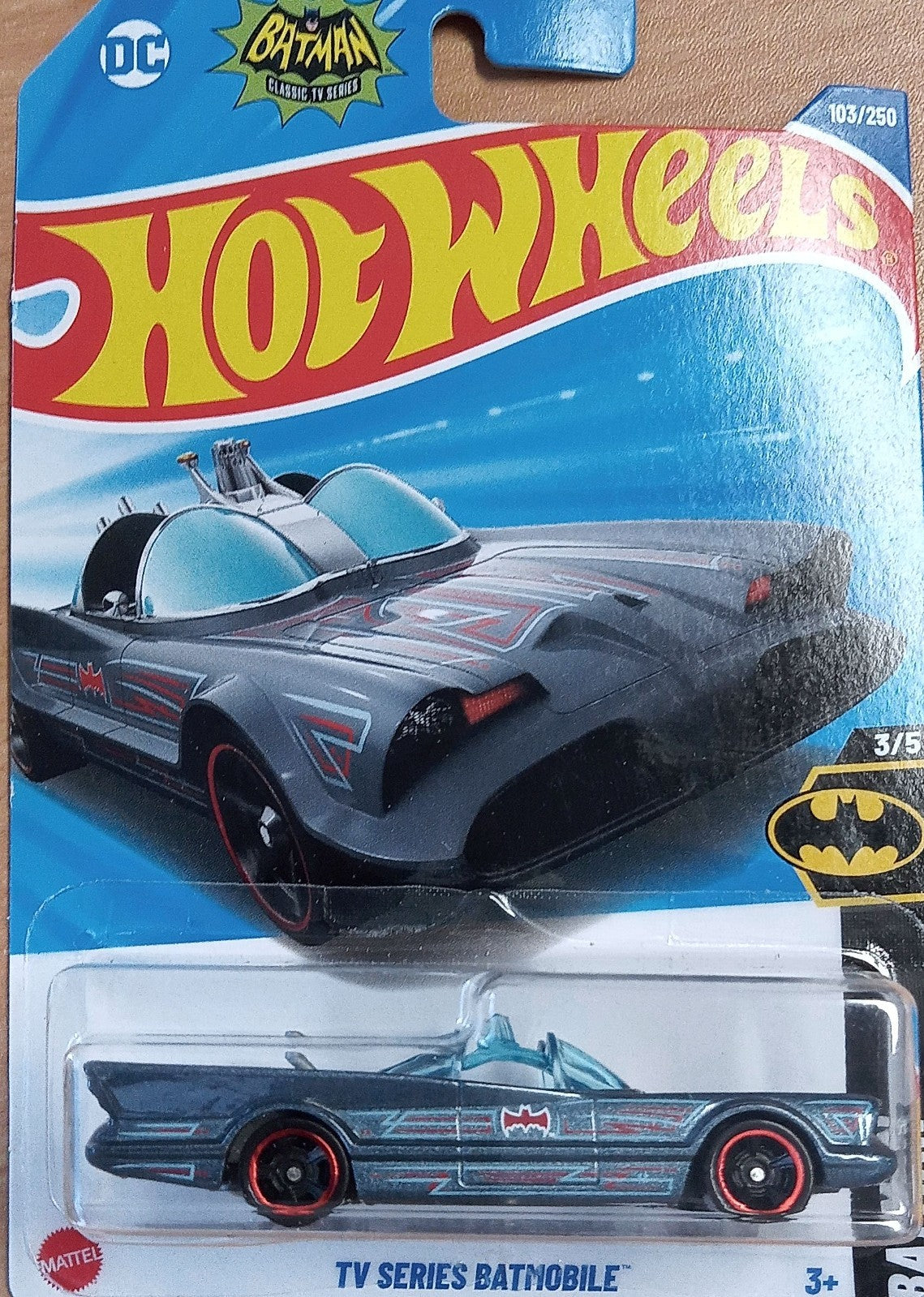 Hot Wheels Batman 3/5 – Classic TV Series Batmobile DC 103/250