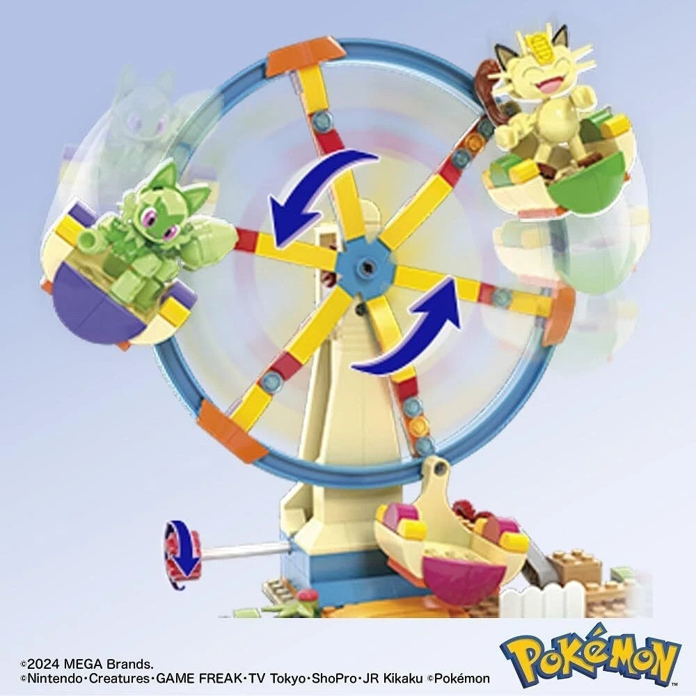 MEGA Pokemon Adventure World Exciting Ferris Wheel 393 Piece - NEW