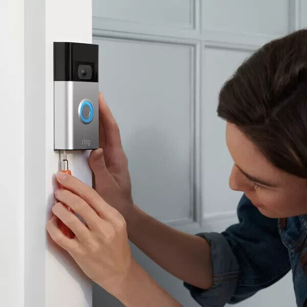 Ring Video Doorbell Second Generation Wi-Fi 1080p HD Camera Motion Detection
