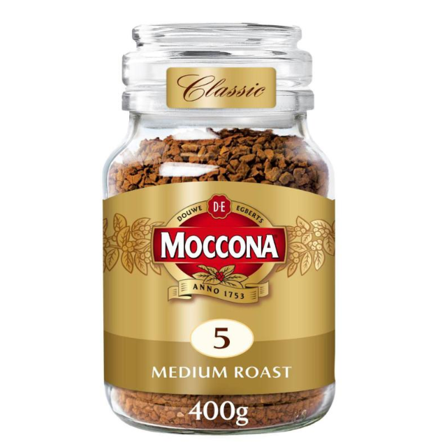 Moccona Classic Medium Roast Freeze Dried Instant Coffee 400g each 1Pk/2Pk