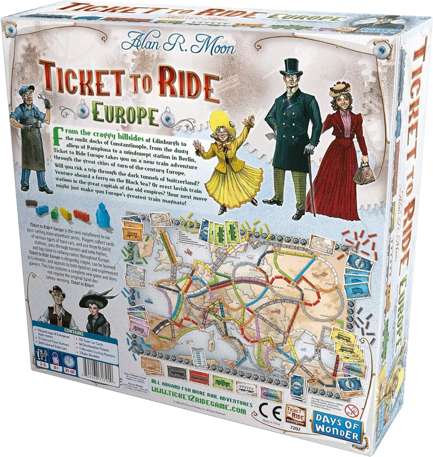 Ticket to Ride Europe - NEW Board Game - Genuine AUS Stock