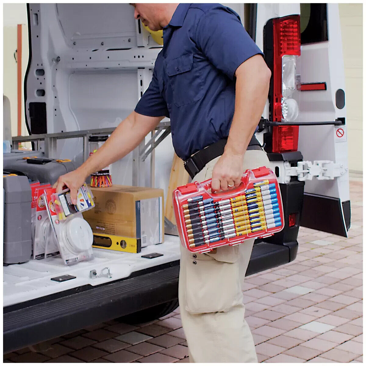 Battery Daddy Battery Organiser and Storage Case with Tester Holds 174 Batteries