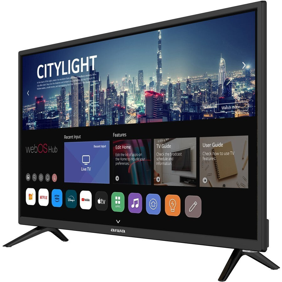 AIWA 32" LED WebOS ThinQ AI Smart HD TV & DVD Player Combo 12V Caravan Adapter