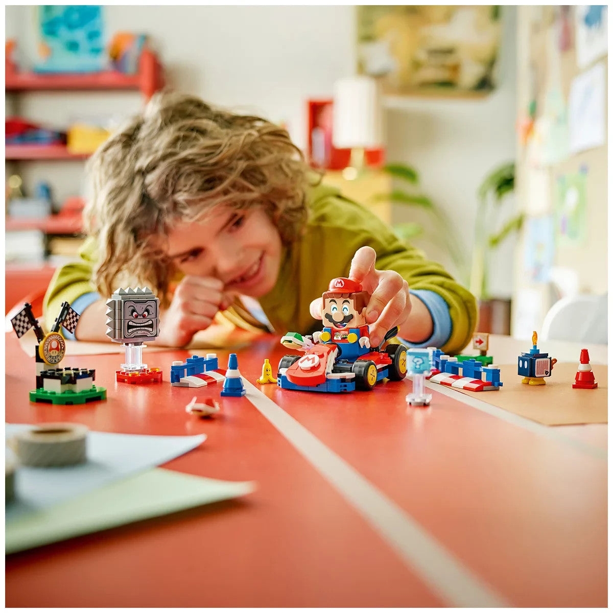 LEGO Super Mario 72043 - Mario Kart Interactive Lego Mario and Standard Kart