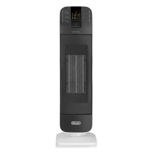 De'Longhi 2000W Tower Ceramic Fan Heater Convenient 2 Heat Settings New