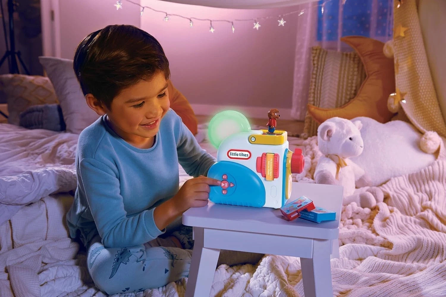 Story Dream Machine Starter Pack with 3 Classic Fairytale Stories - Light, Sound