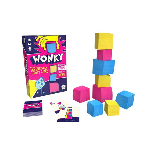 Wonky: The Unstable Cube Party Board Game Cards