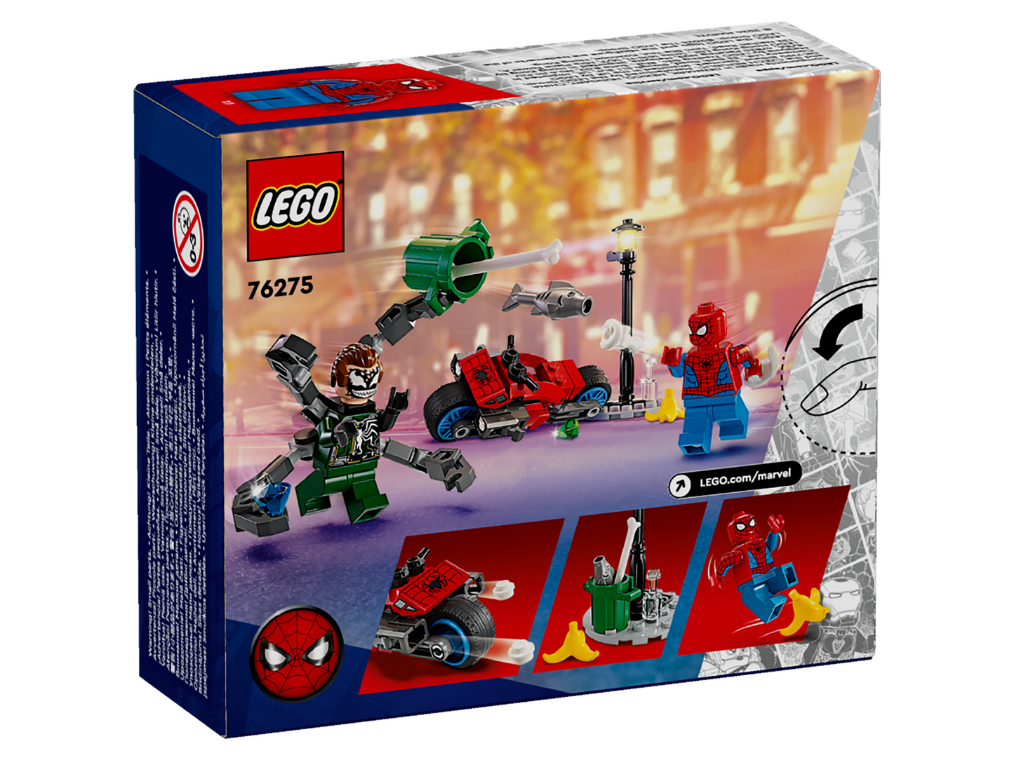 LEGO 76275 Motorcycle Chase: Spider-Man Vs. Doc Ock