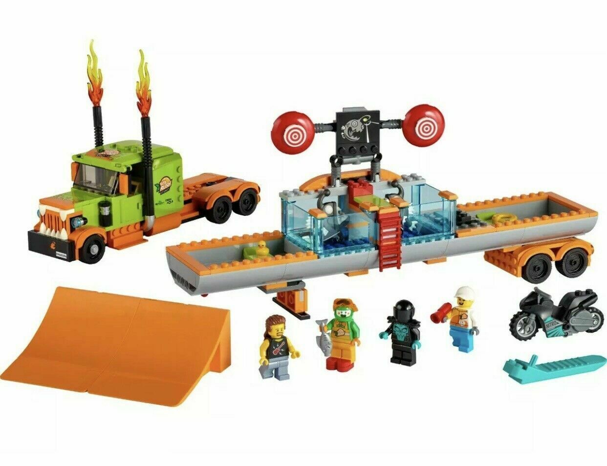 LEGO City 60294 Stunt Show Truck Age 6+ Brand New StuntZ