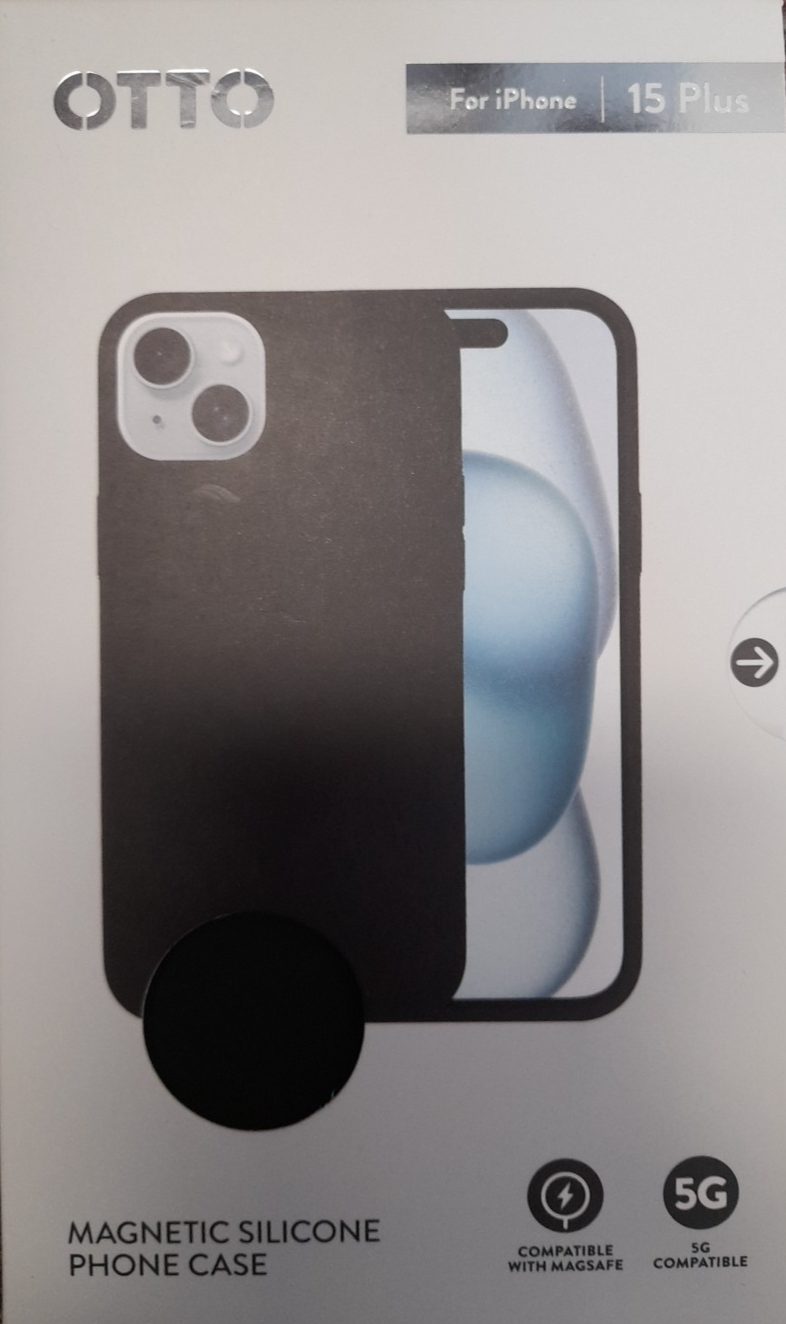 Otto Magnetic Silicone Phone Case for  iPhone 15 Plus 5G Magsafe