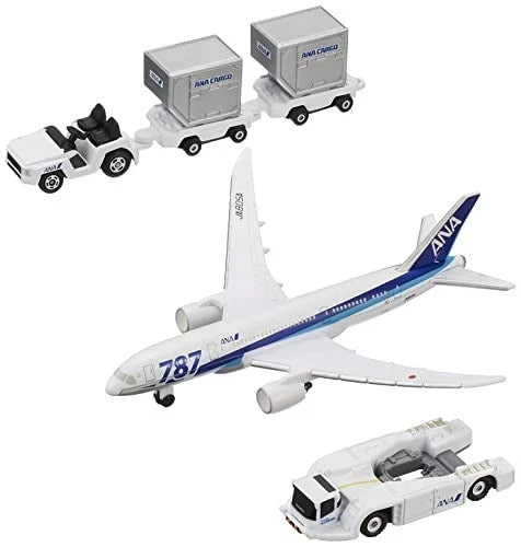 Takara Tomy 395690 Tomica All Nippon Airways Boeing 787 Airport Set (ANA)