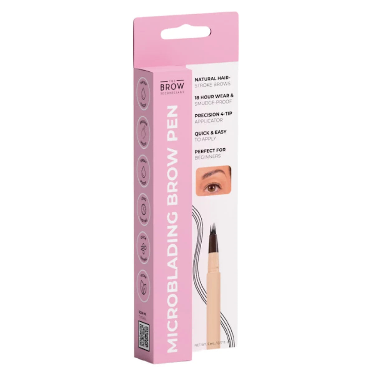 The Brow Technicians Microblading 4 Tip Hair Stroke Brow Pen 2 Pack Chocolate