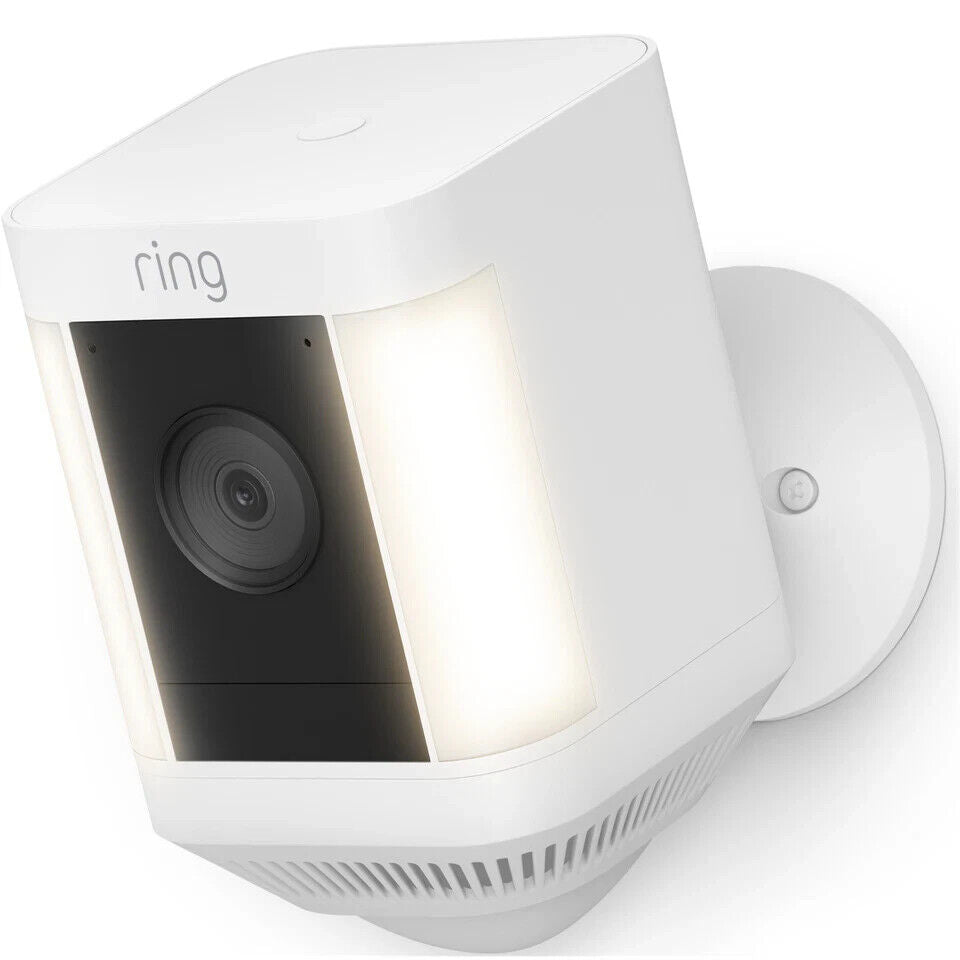 RING Spotlight Cam Plus Battery - White - 2 Pack [B0B7QMF9T5]