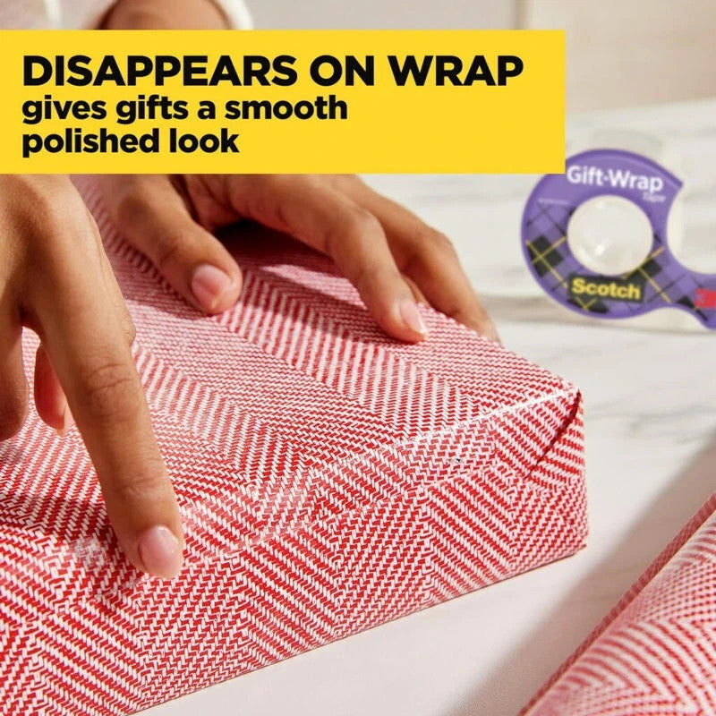 Scotch XL Tape Rolls Set Magic Tape & Gift Wrap Adhesive Tape 28m ea w/Dispenser