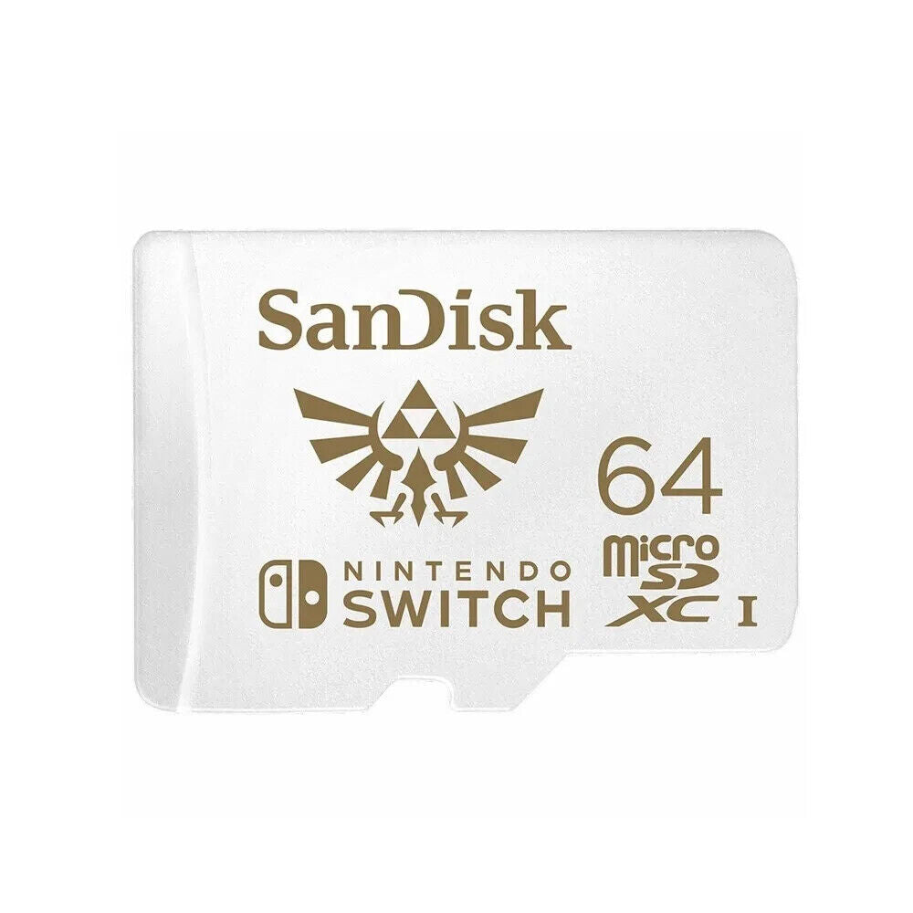 SanDisk Nintendo Switch Micro SD 64GB SDXC Memory Card Nintendo Licensed 100MB/s