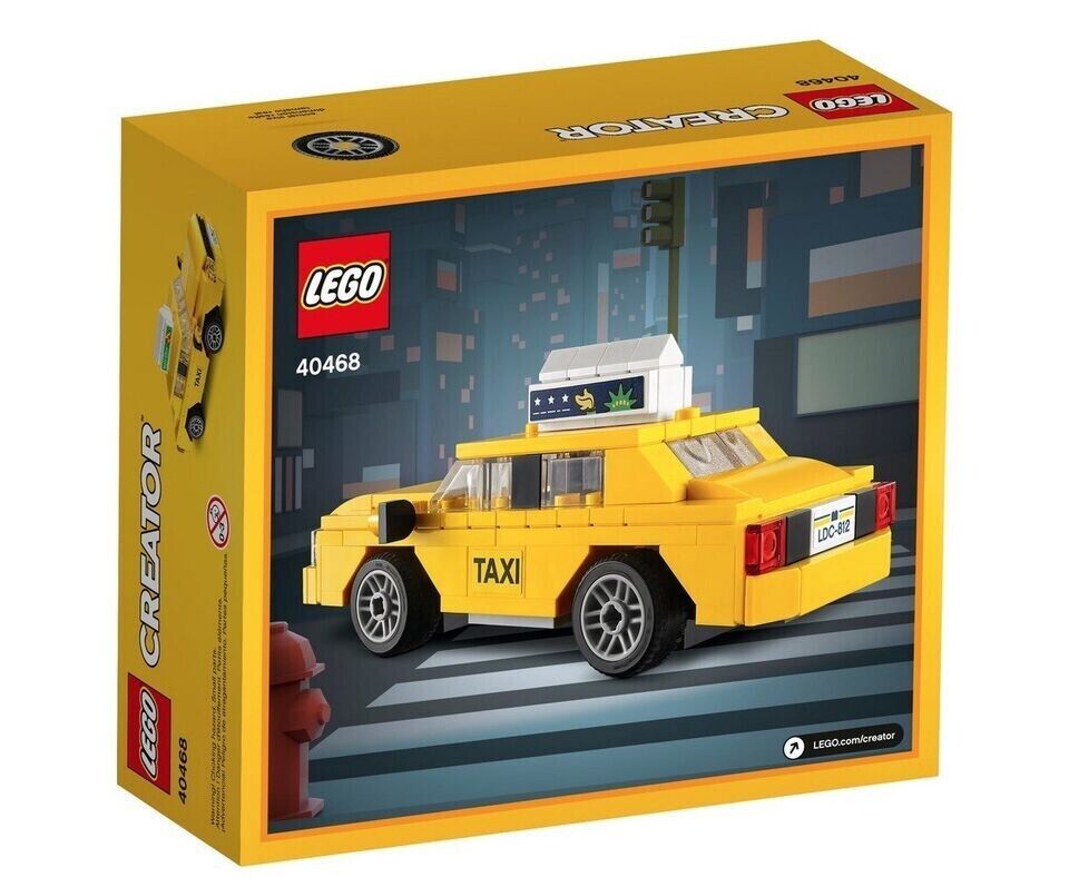 LEGO Creator 40468 Yellow Taxi - Brand New AU Stock