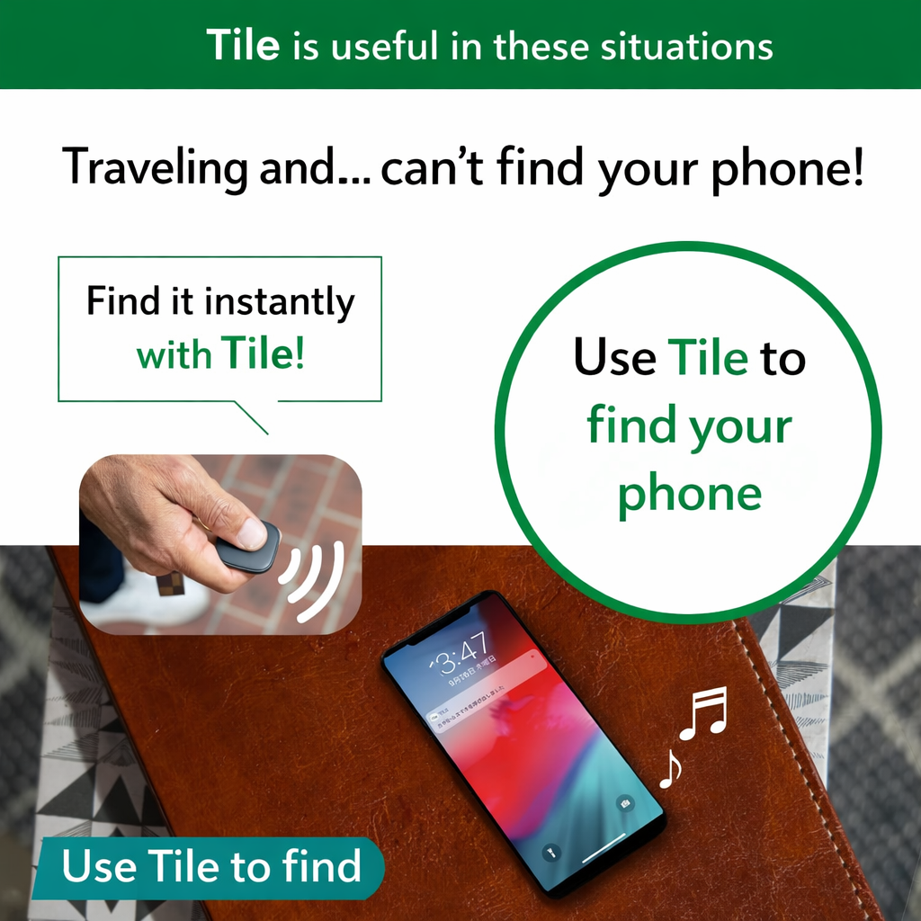 4-Pack Life360 Tile - Bluetooth Tracker, Keys Finder Locator for iOS Android