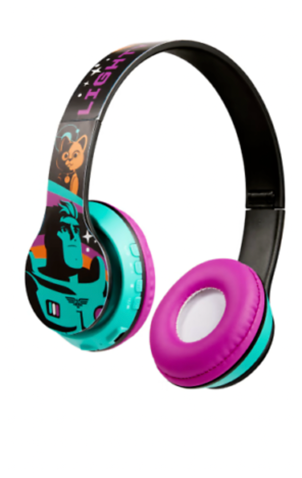 Disney Pixar Lightyear Bluetooth Wireless Stereo Headphones Headset Kids
